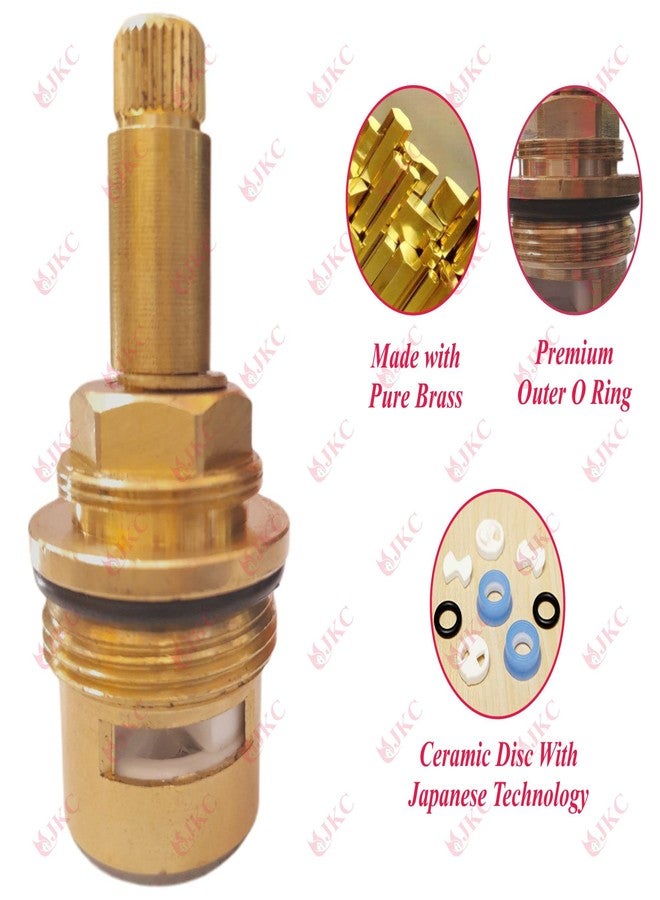 JKC Jaguar Type Tap/Faucet Spindle Repair/Replacement Spare Parts Kit 28mm x 1.5" Ceramic Disc Cartridge Compitable with Jaguar Queen Model - Image 5